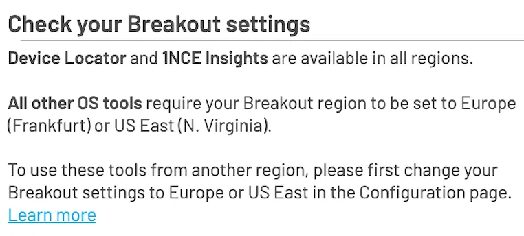 1NCE OSのブレークアウトリージョン制限